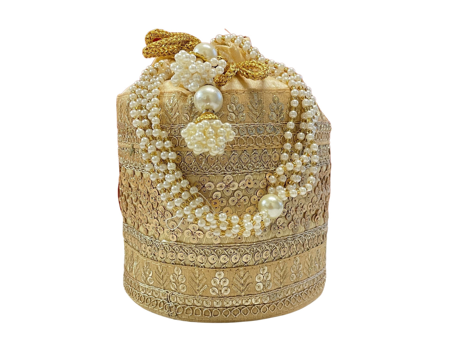 Tiki Embroidered Potli Handbag - Roop Darshan