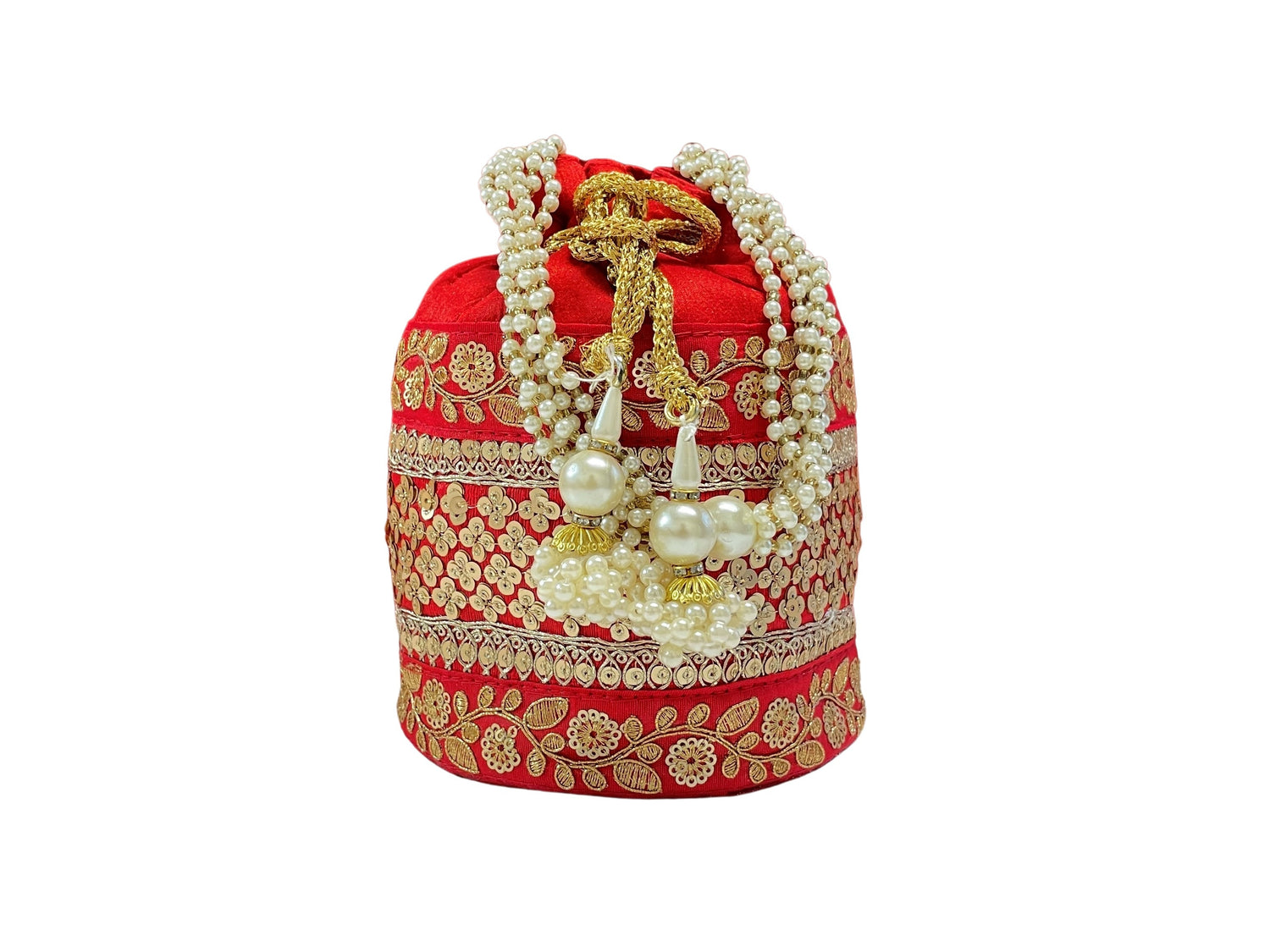 Tiki Embroidered Potli Handbag - Roop Darshan