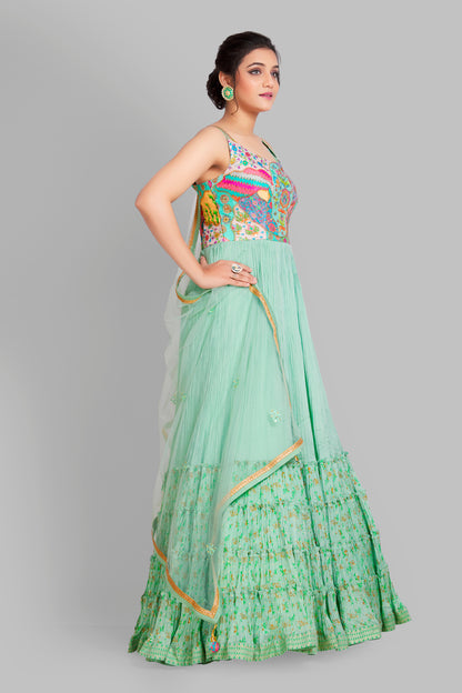 Inaya Flair Suit - Roop Darshan