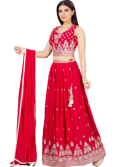 Neela Lehenga Choli - Roop Darshan