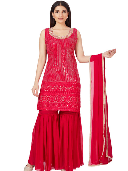 Dirsa Sharara Suit - Roop Darshan