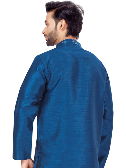 Mens Sequin Embroidered Kurti - Roop Darshan