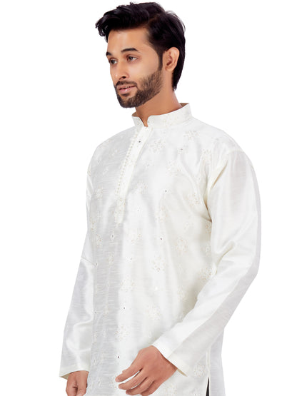 Mens Sequin Embroidered Kurti - Roop Darshan