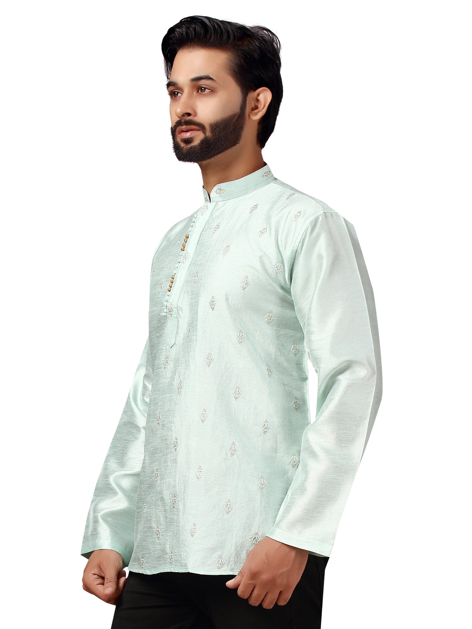 Mens Tiki Work Kurti - Roop Darshan