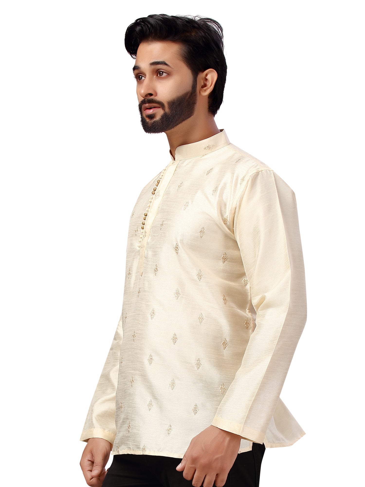 Mens Tiki Work Kurti - Roop Darshan