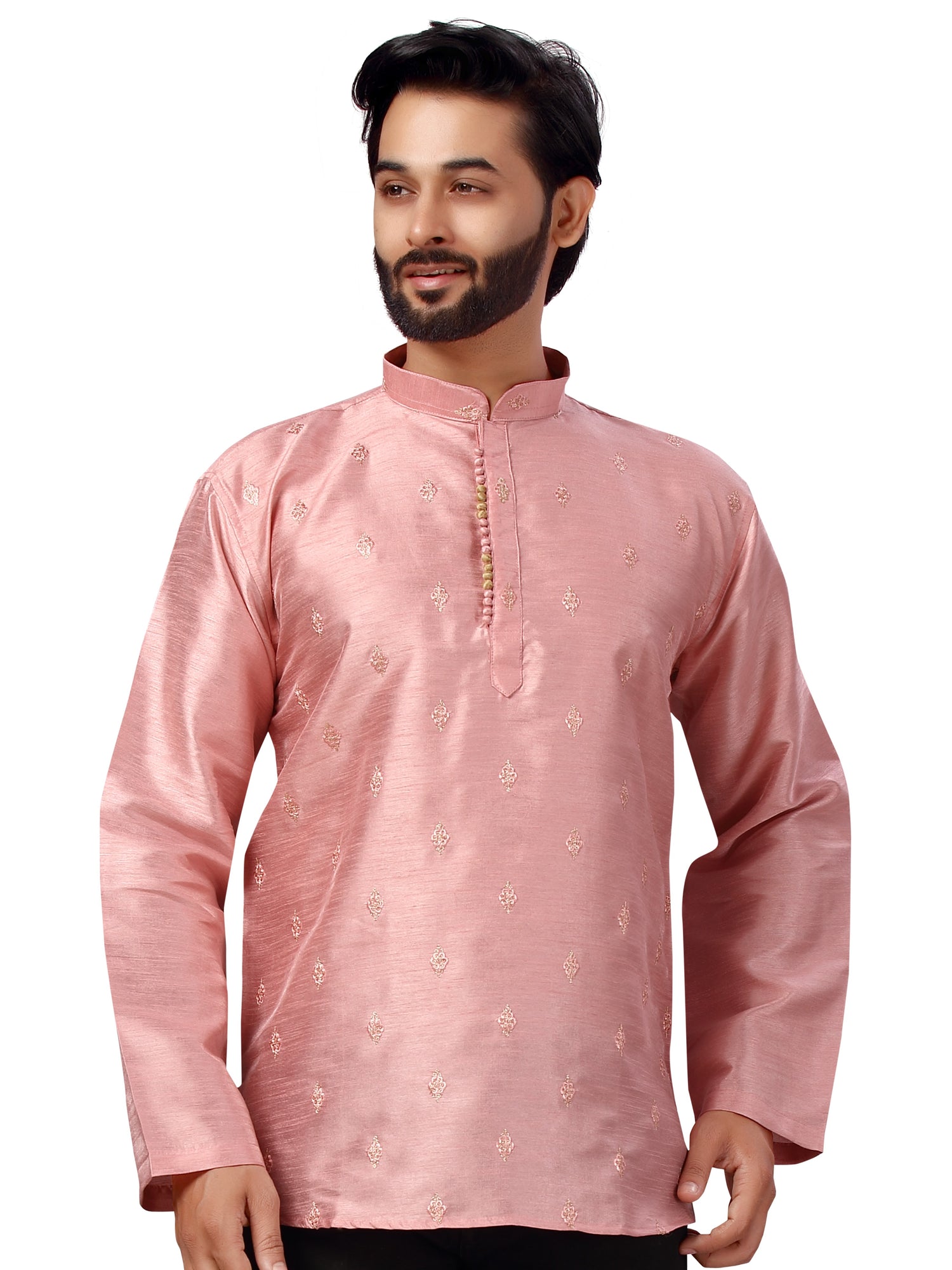 Mens Tiki Work Kurti - Roop Darshan