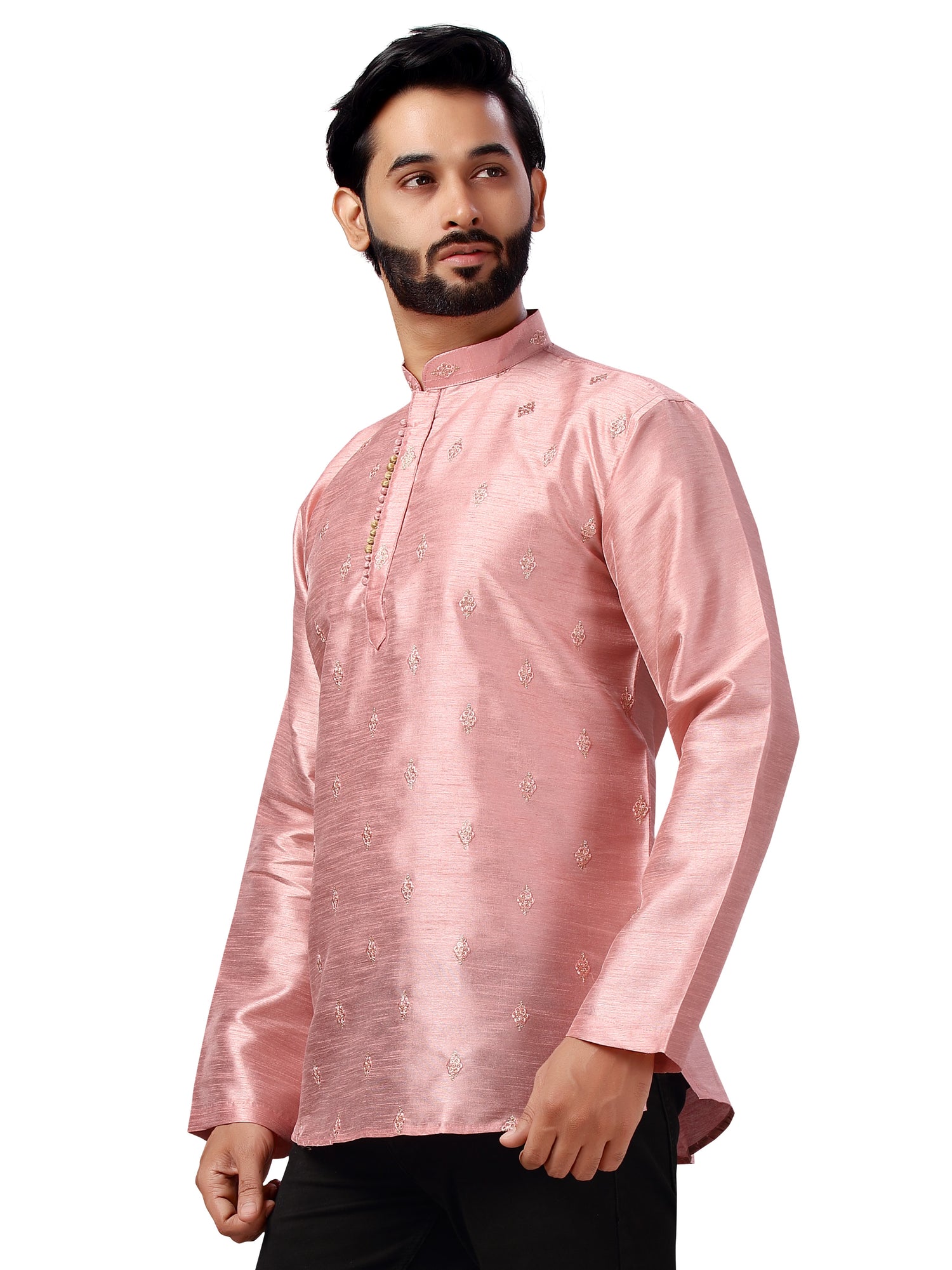 Mens Tiki Work Kurti - Roop Darshan