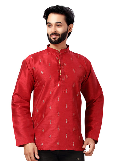 Mens Tiki Work Kurti - Roop Darshan