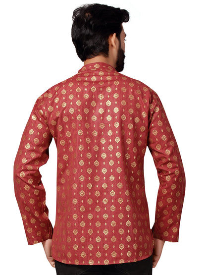 Mens Printed Kurti - Roop Darshan