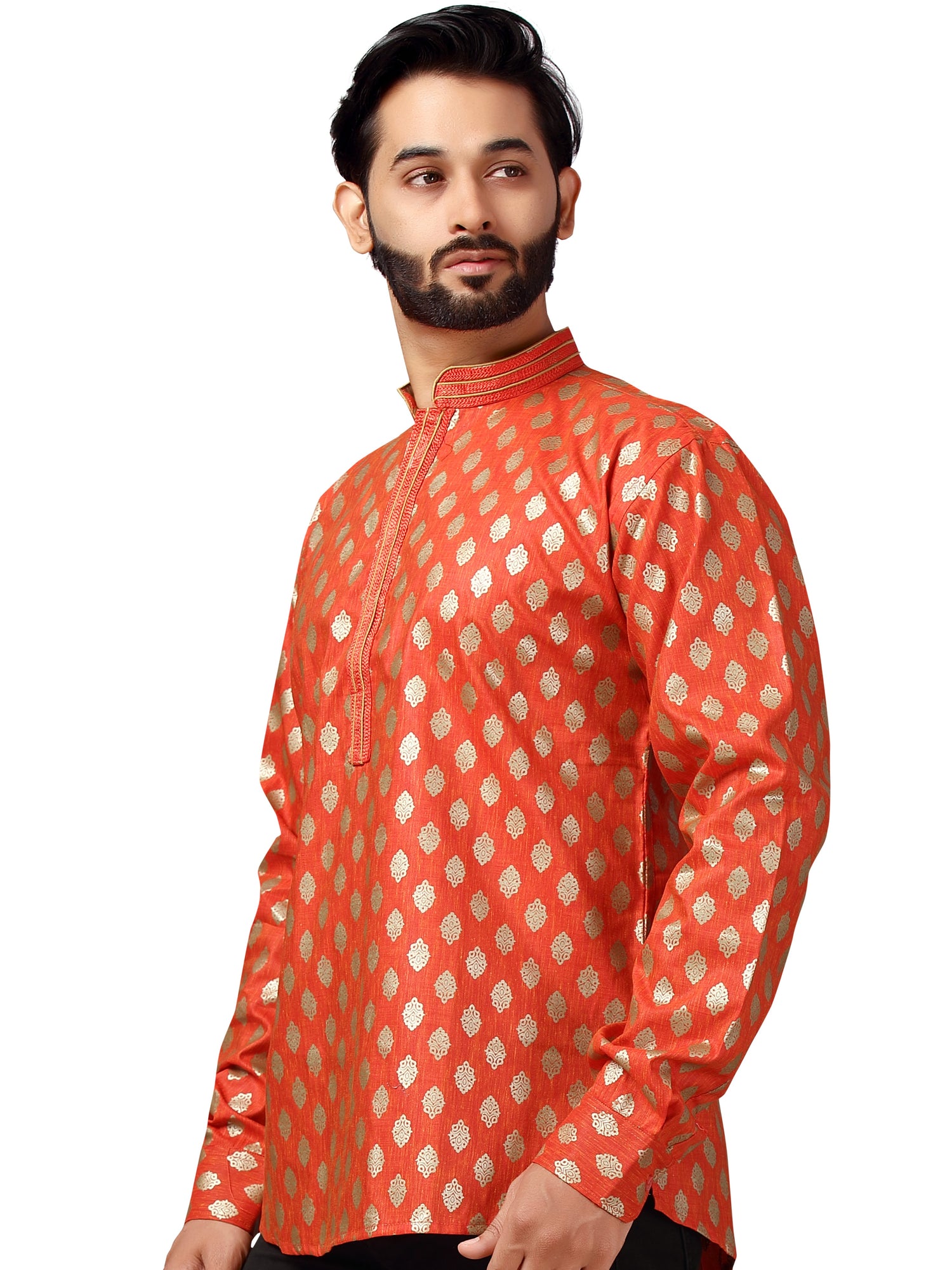 Mens Printed Kurti - Roop Darshan