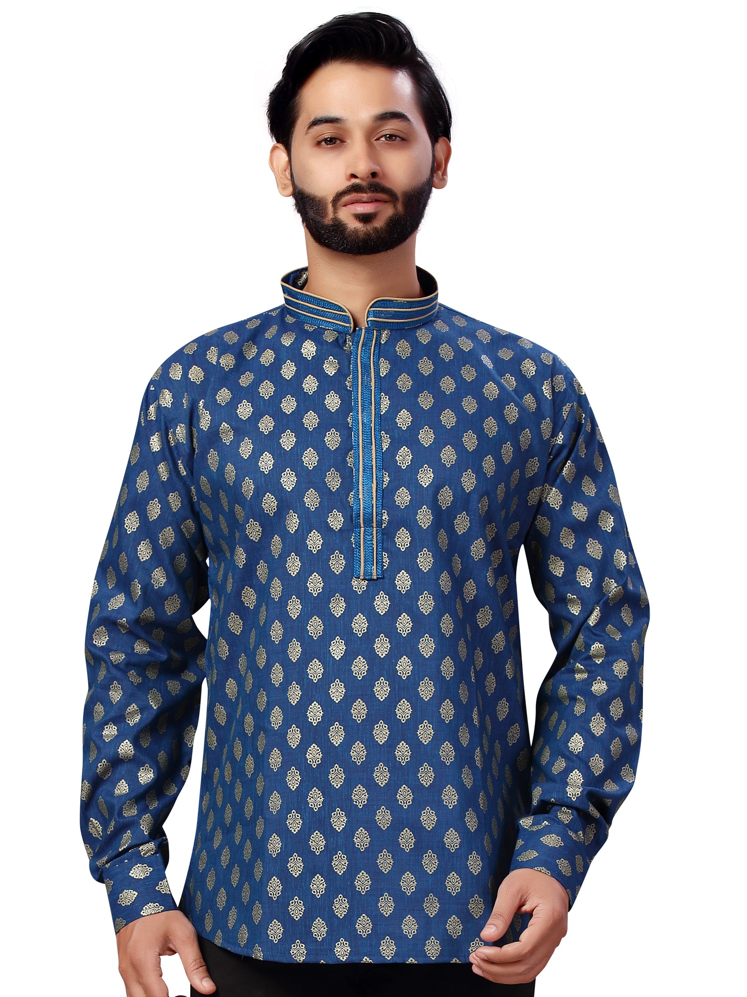 Mens Printed Kurti - Roop Darshan