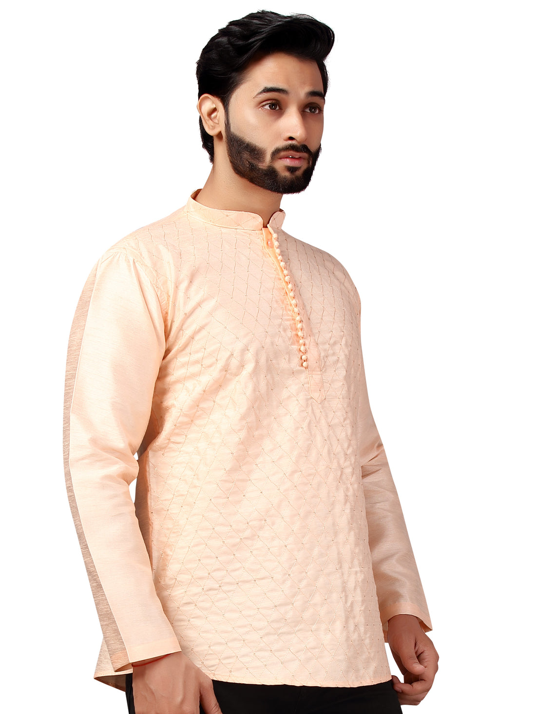 Mens Tiki Embroidered Kurti - Roop Darshan