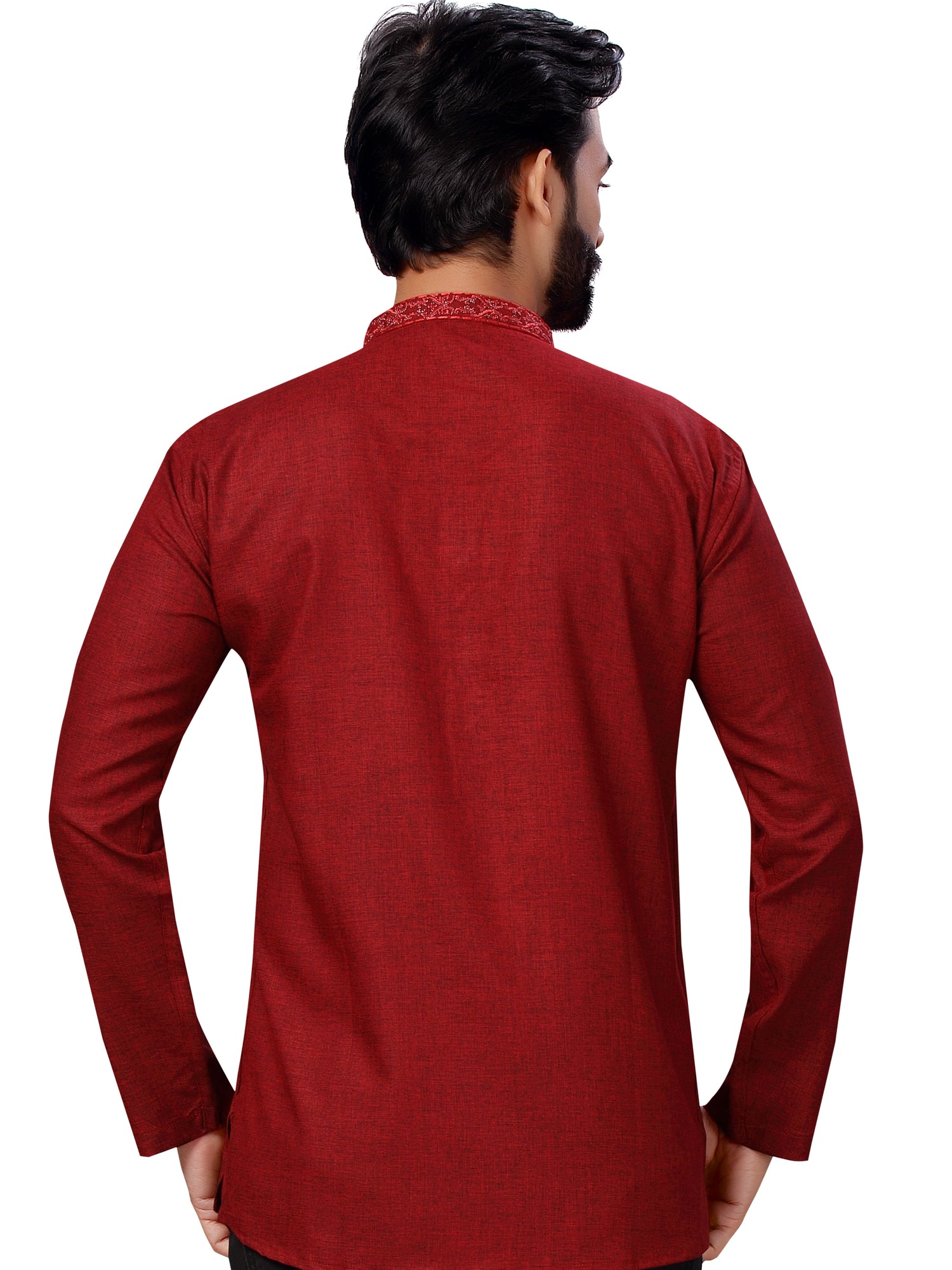 Mens Embroidered Kurti - Roop Darshan