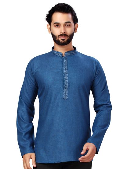 Mens Embroidered Kurti - Roop Darshan