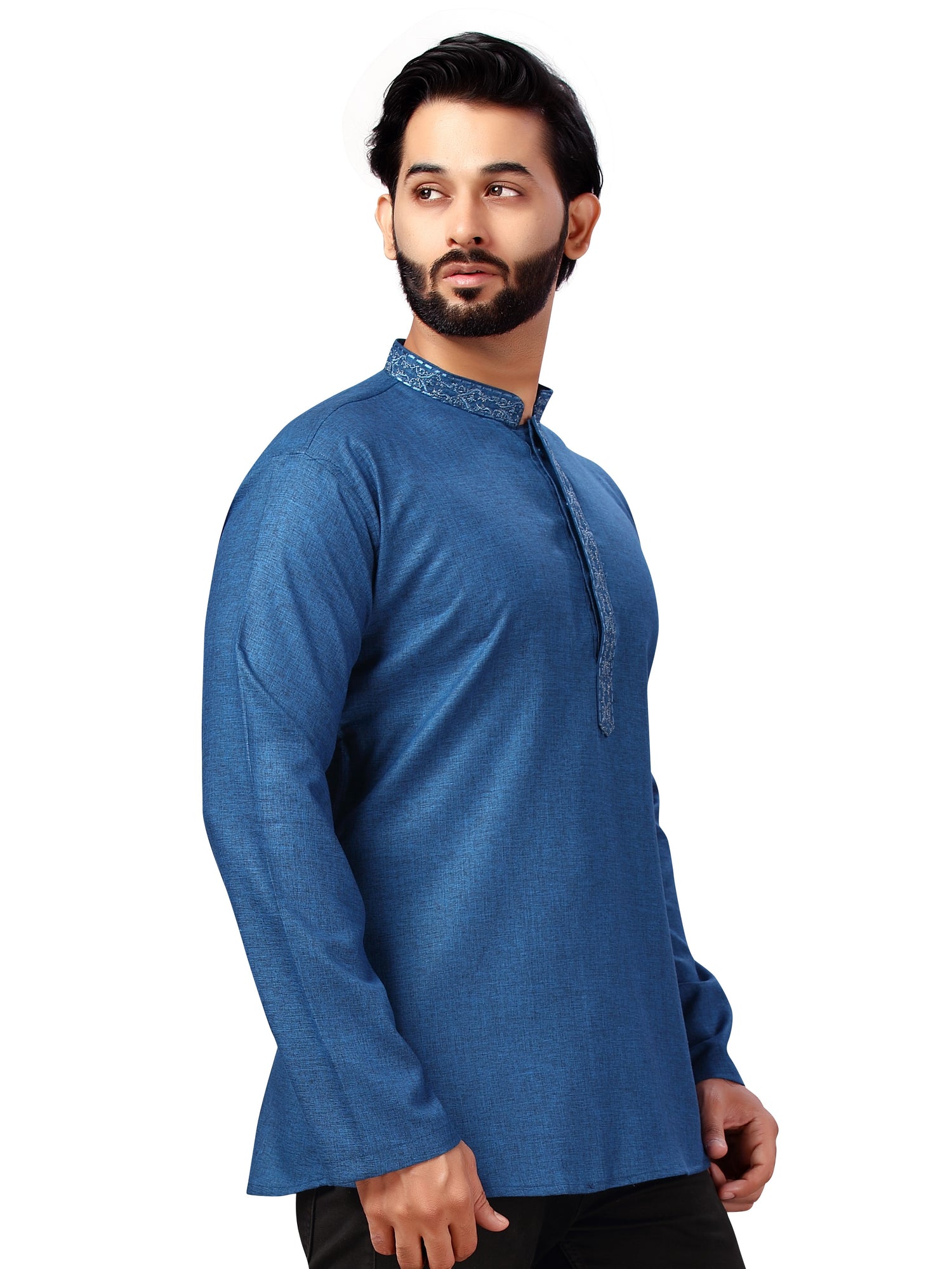 Mens Embroidered Kurti - Roop Darshan