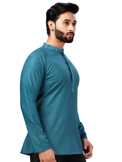 Mens Embroidered Kurti - Roop Darshan