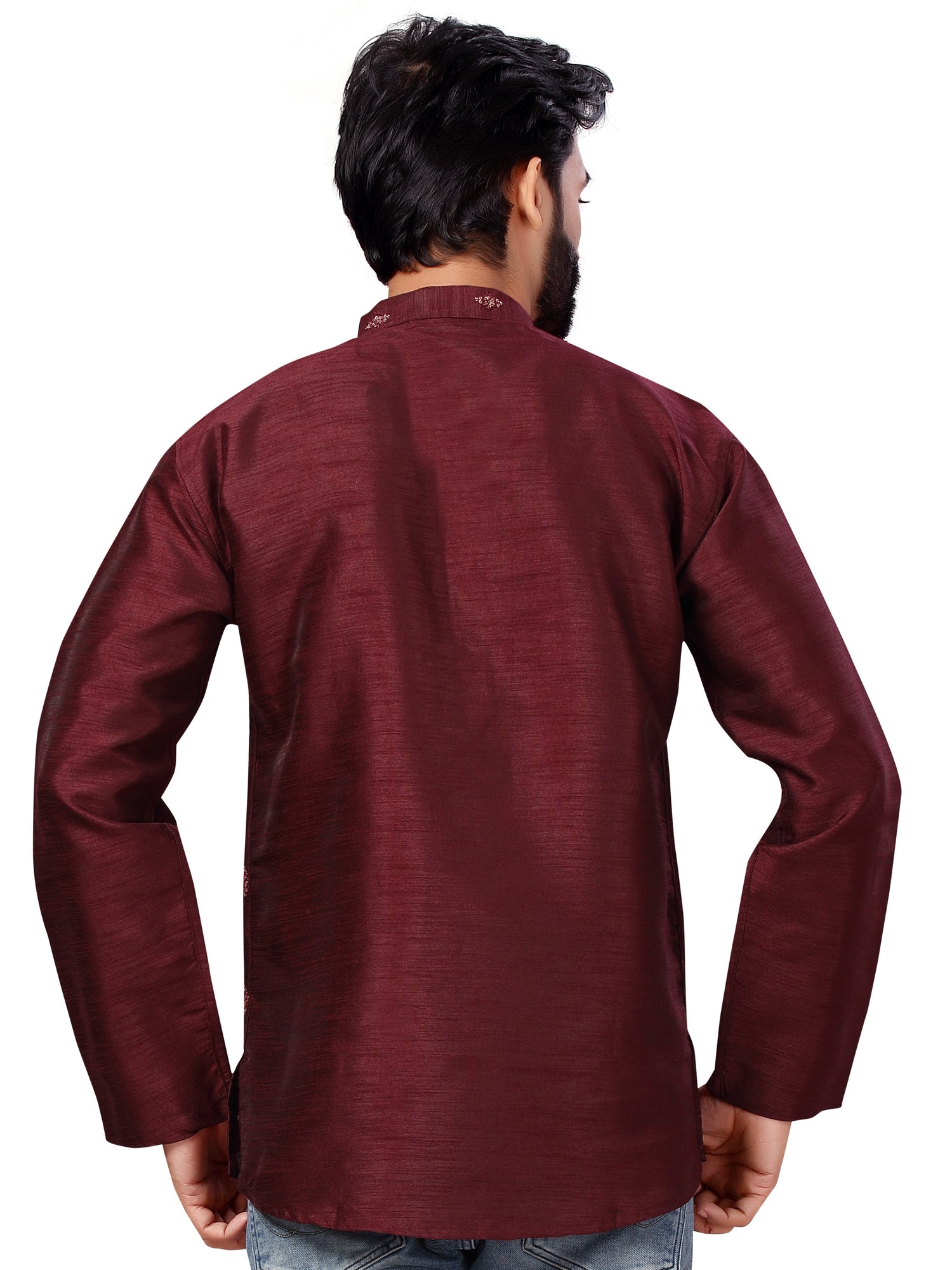 Mens Tiki Work Kurti - Roop Darshan