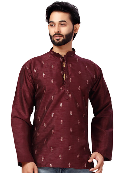 Mens Tiki Work Kurti - Roop Darshan