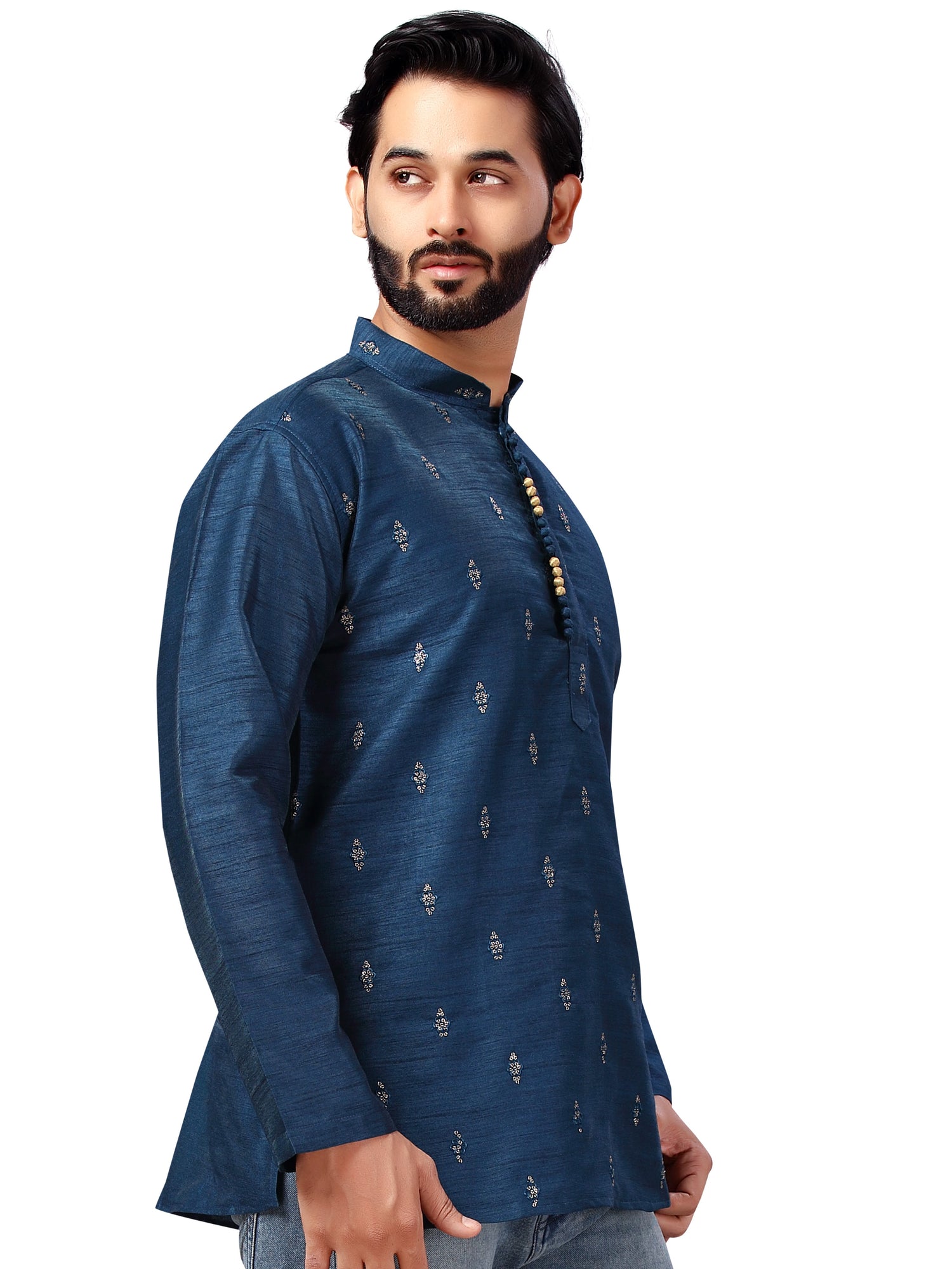 Mens Tiki Work Kurti - Roop Darshan