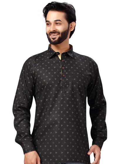 Mens Printed Kurti - Roop Darshan