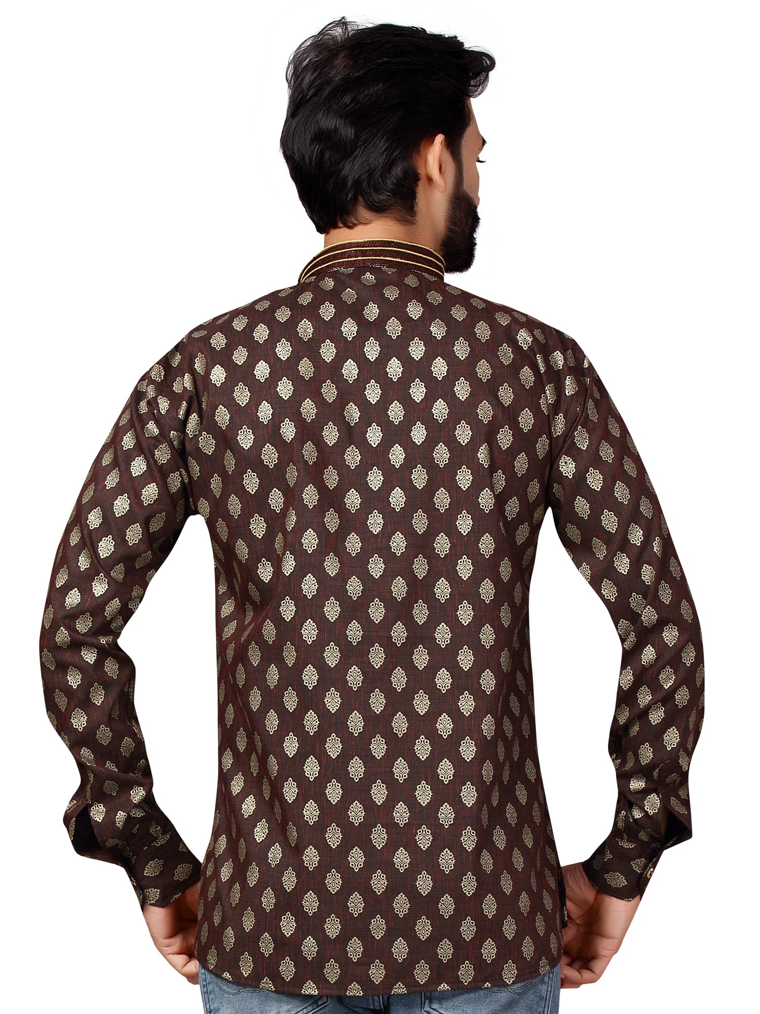 Mens Printed Kurti - Roop Darshan