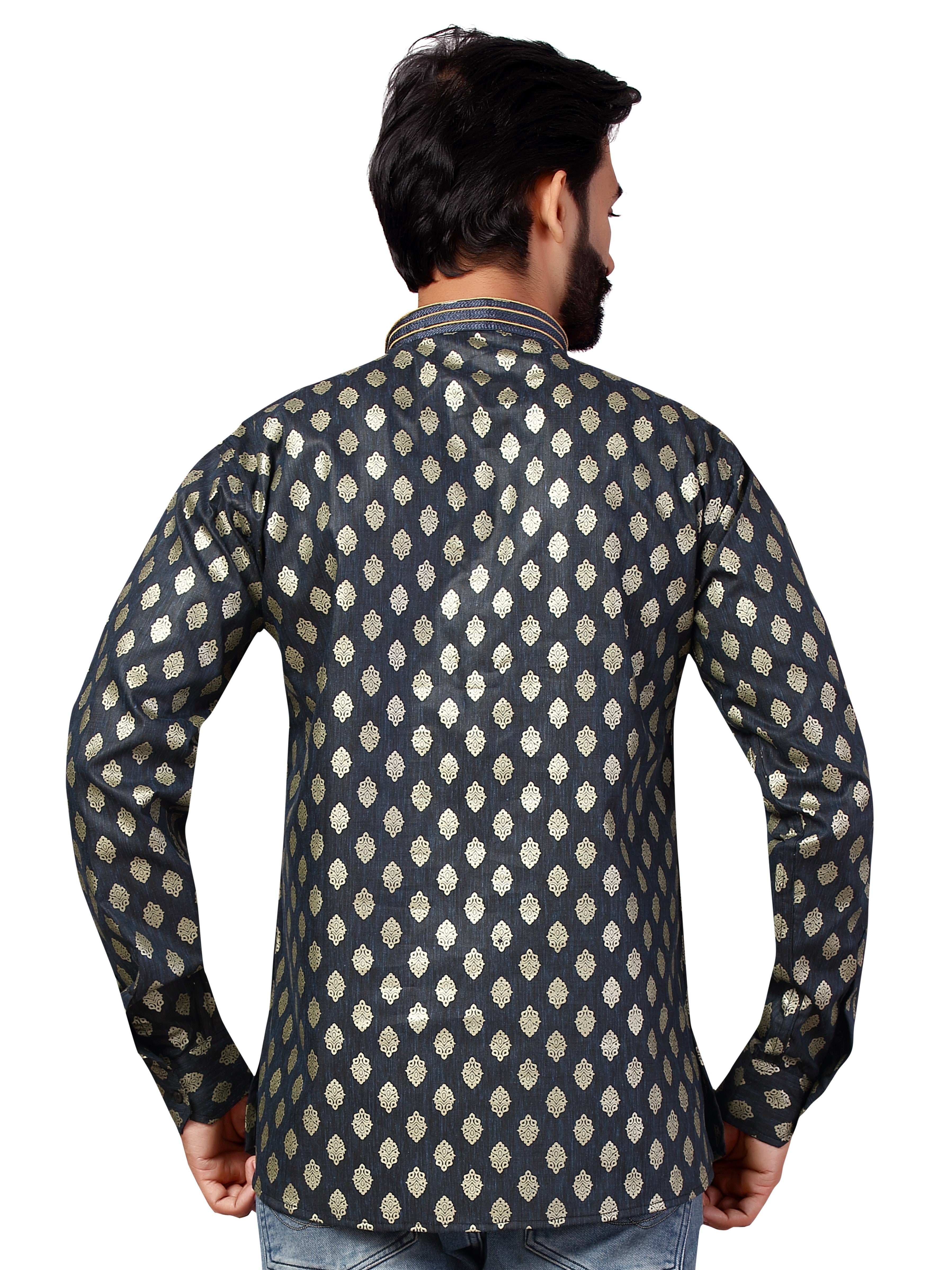 Mens Printed Kurti - Roop Darshan