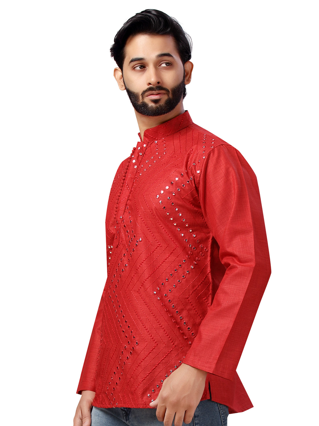 Mens Aabhla Work Kurti - Roop Darshan