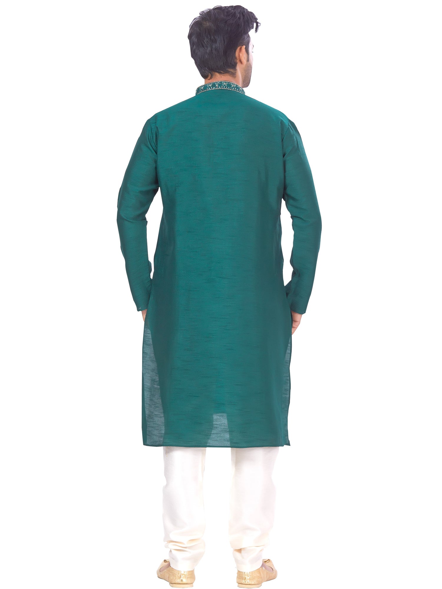 Mens Embroidered Kurta Payjama - Roop Darshan