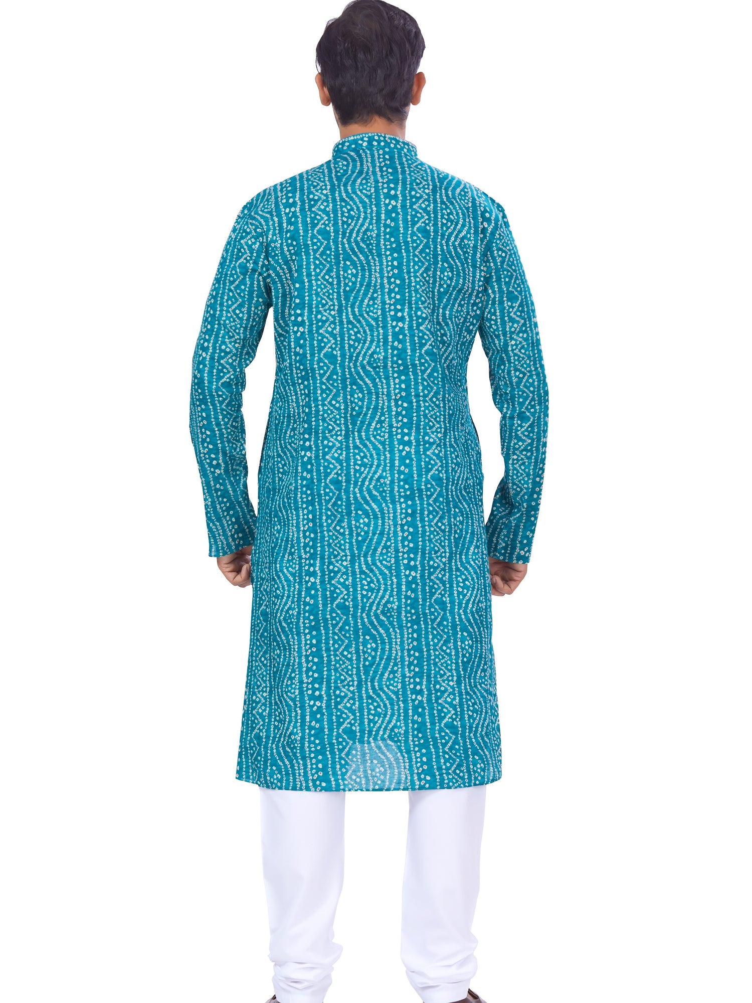 Mens Printed Kurta Payjama - Roop Darshan