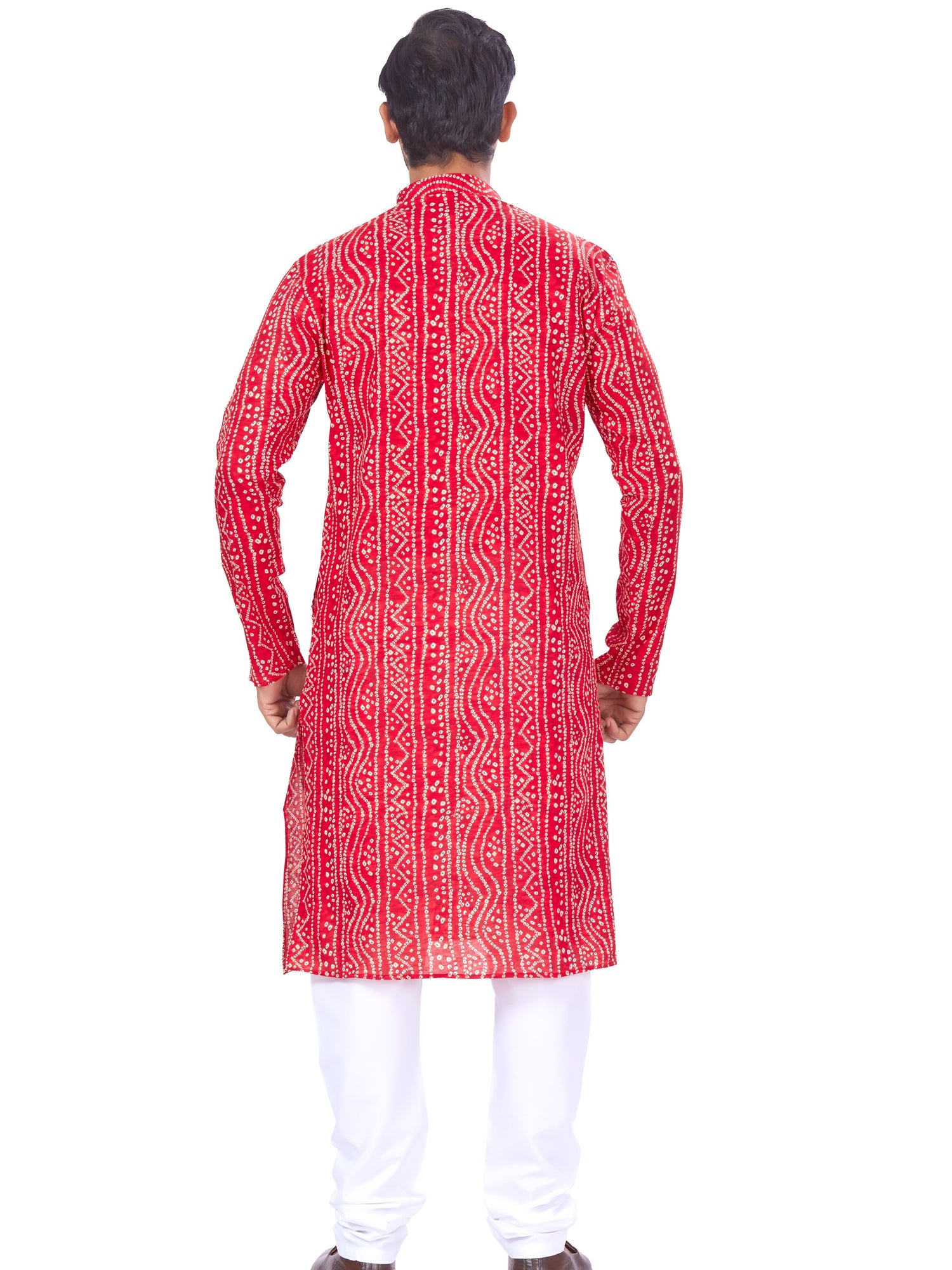 Mens Printed Kurta Payjama - Roop Darshan