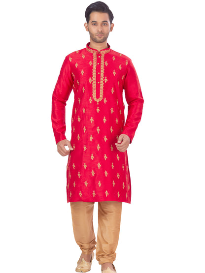 Mens Embroidered Kurta Payjama - Roop Darshan