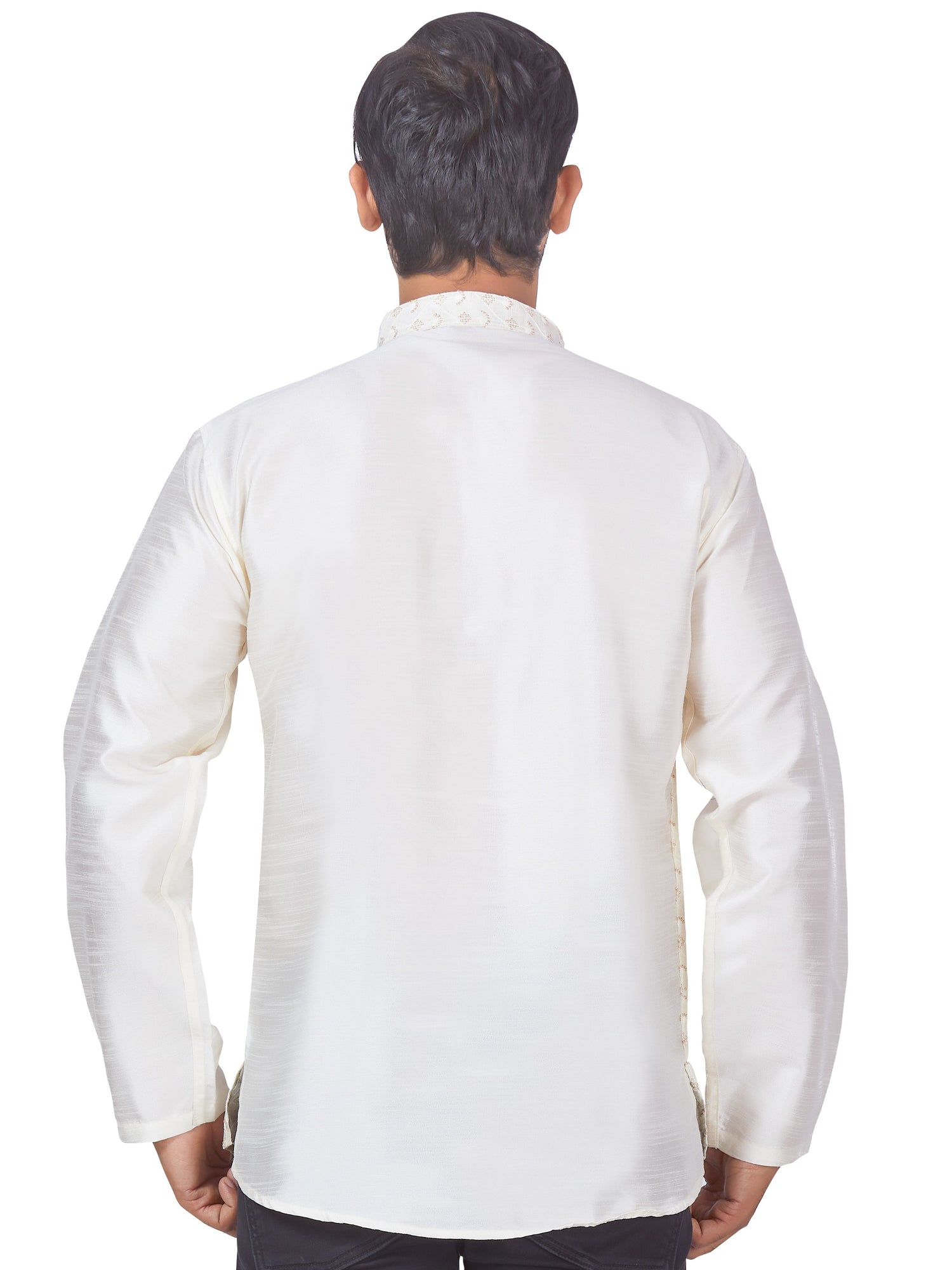 Mens Sequin Embroidered Kurti - Roop Darshan