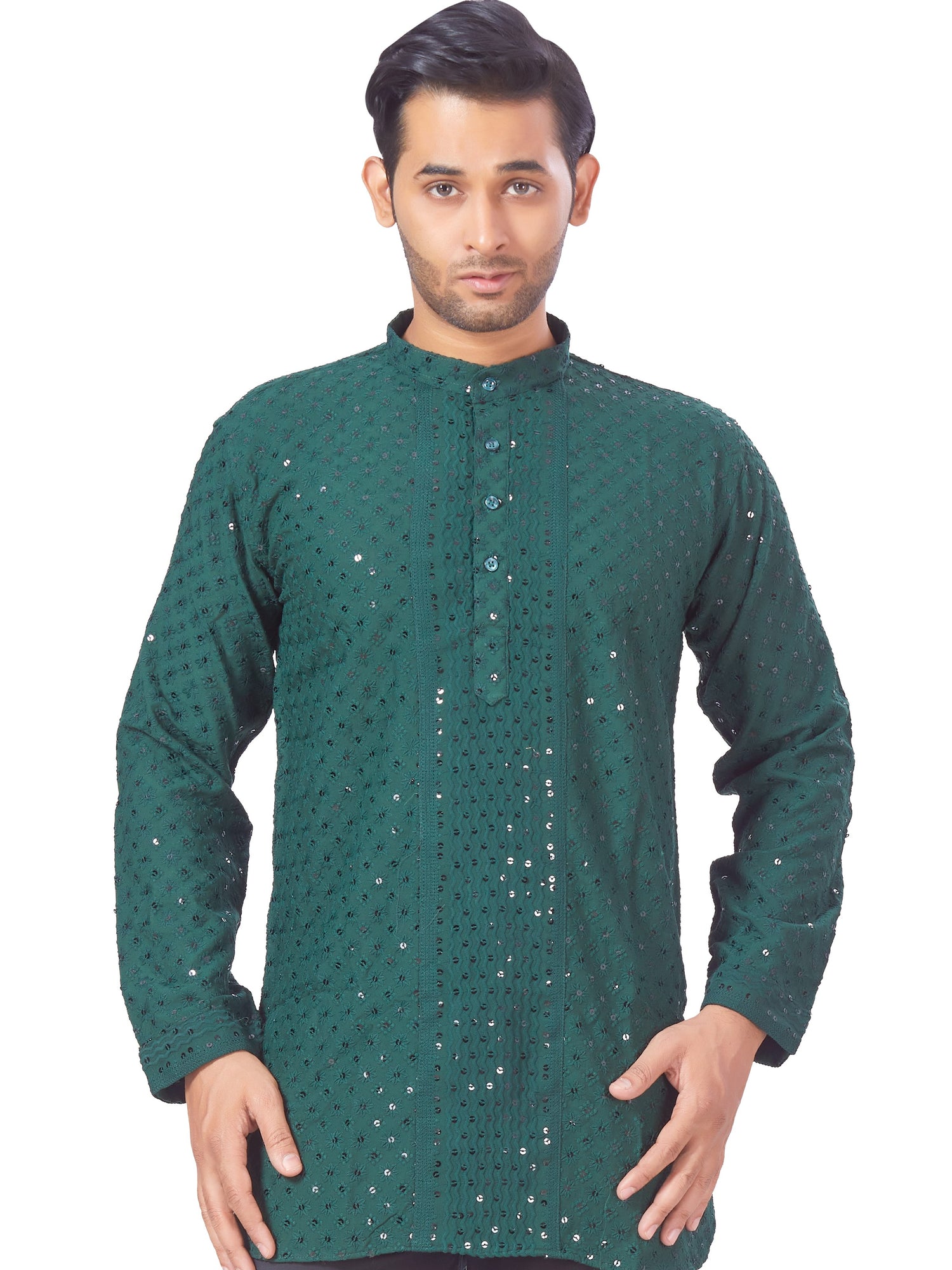Mens Chikankari Kurta - Roop Darshan
