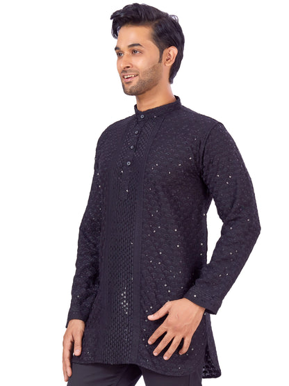 Mens Chikankari Kurta - Roop Darshan