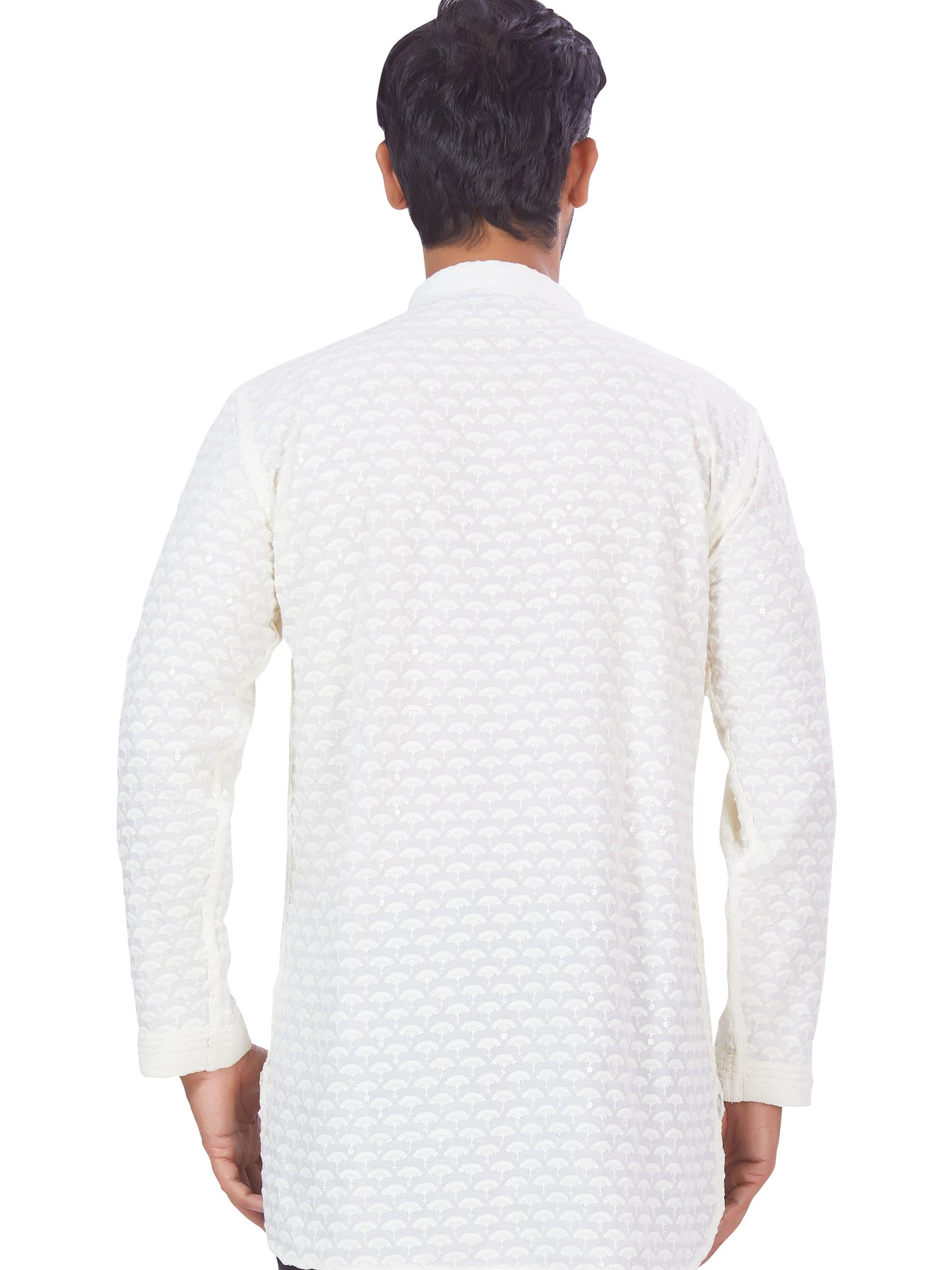 Mens Chikankari Kurta - Roop Darshan