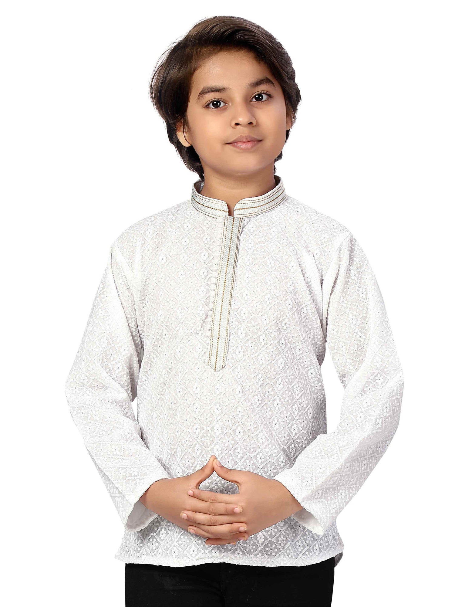 Boys Embroidered Kurta - Roop Darshan