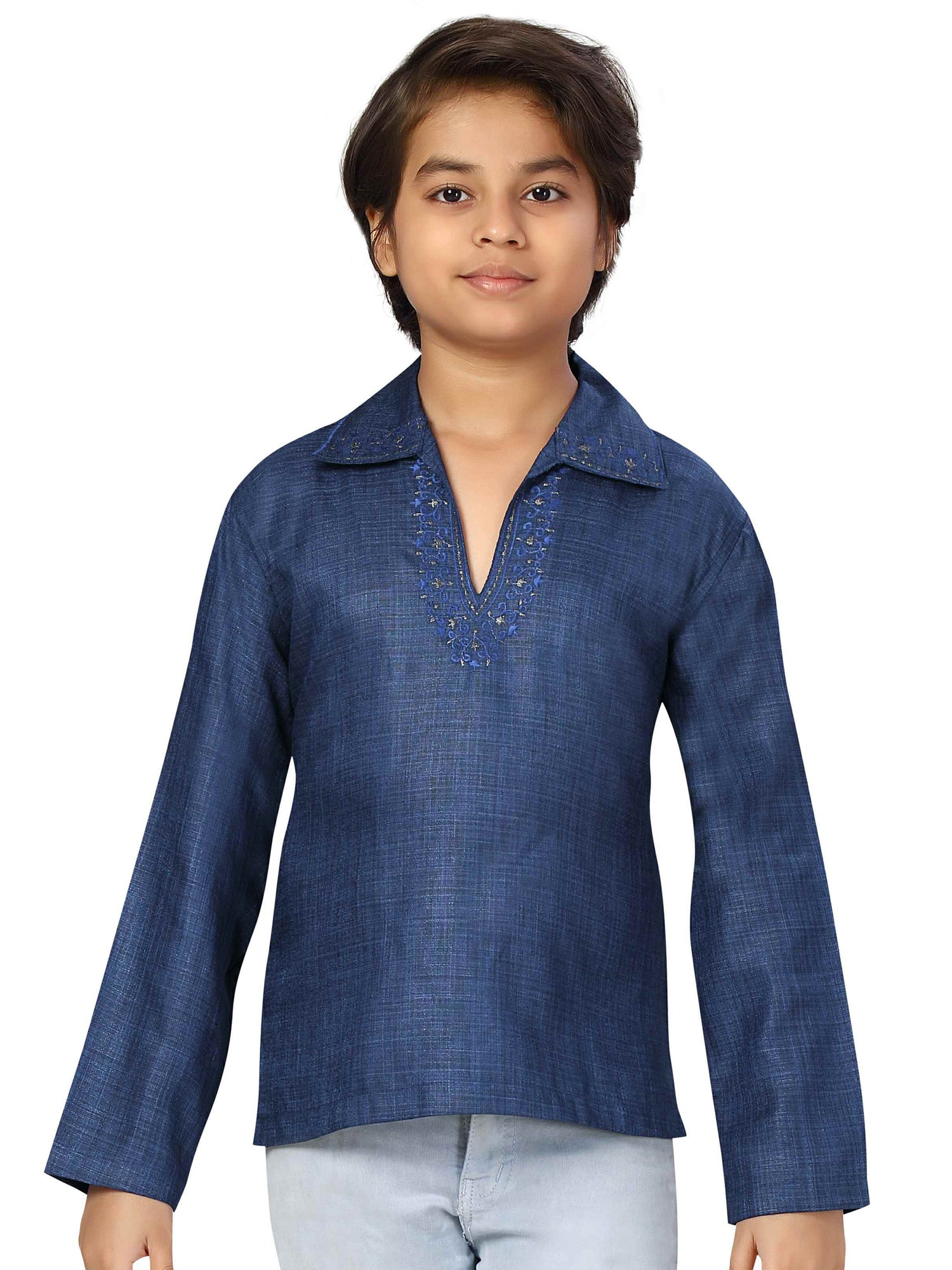 Boys Embroidered Kurta - Roop Darshan