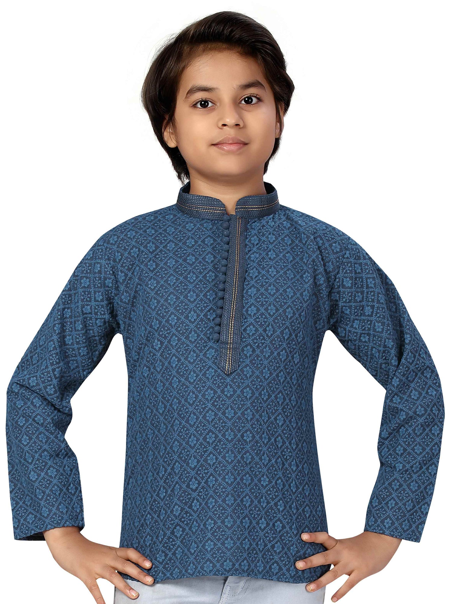 Boys Embroidered Kurta - Roop Darshan
