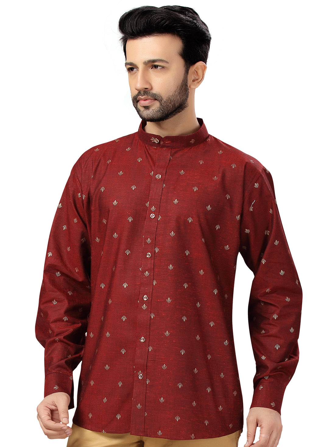Mens Bandhgala Shirt - Roop Darshan