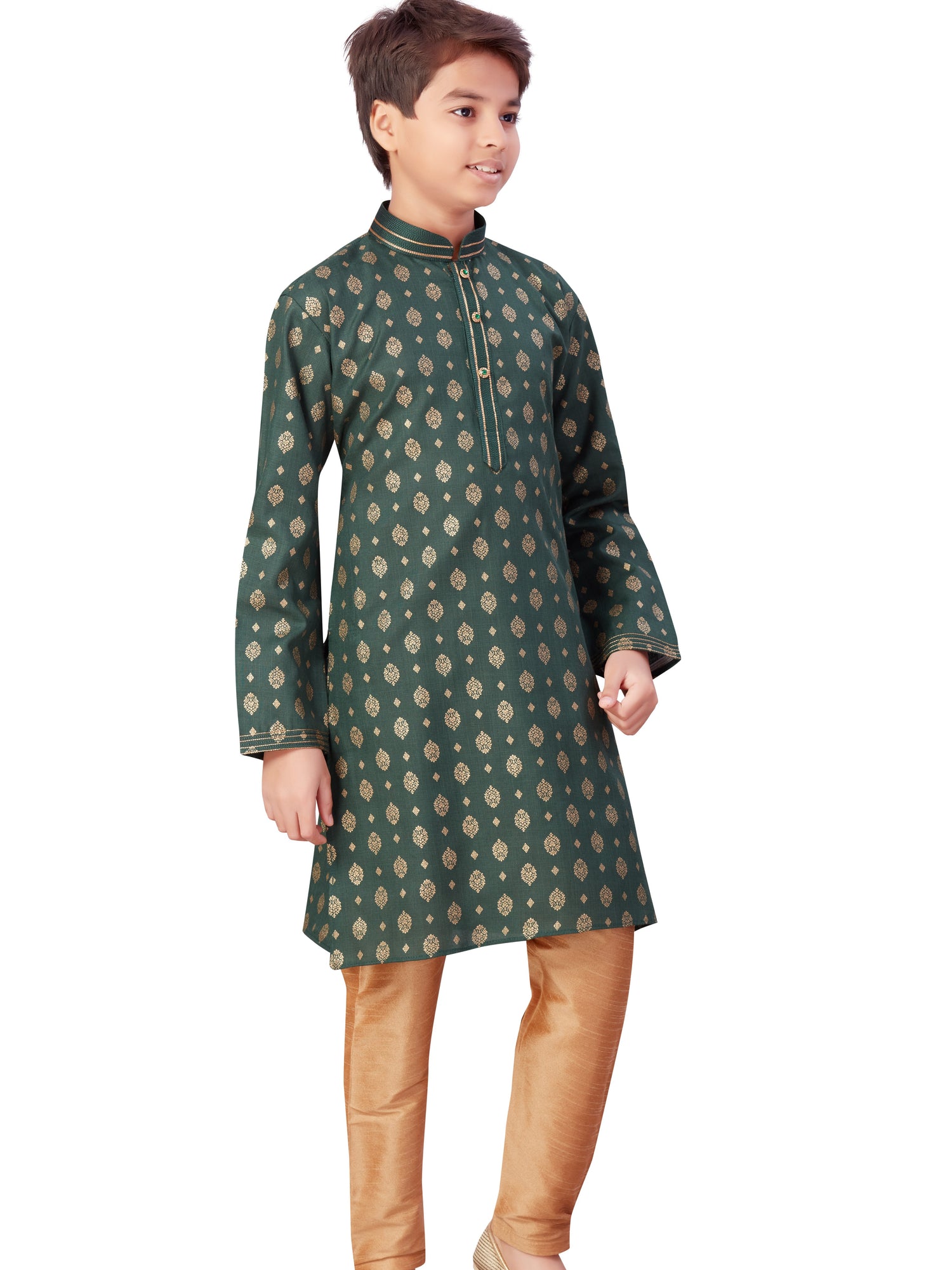 Boys Printed Kurta Payjama - Roop Darshan