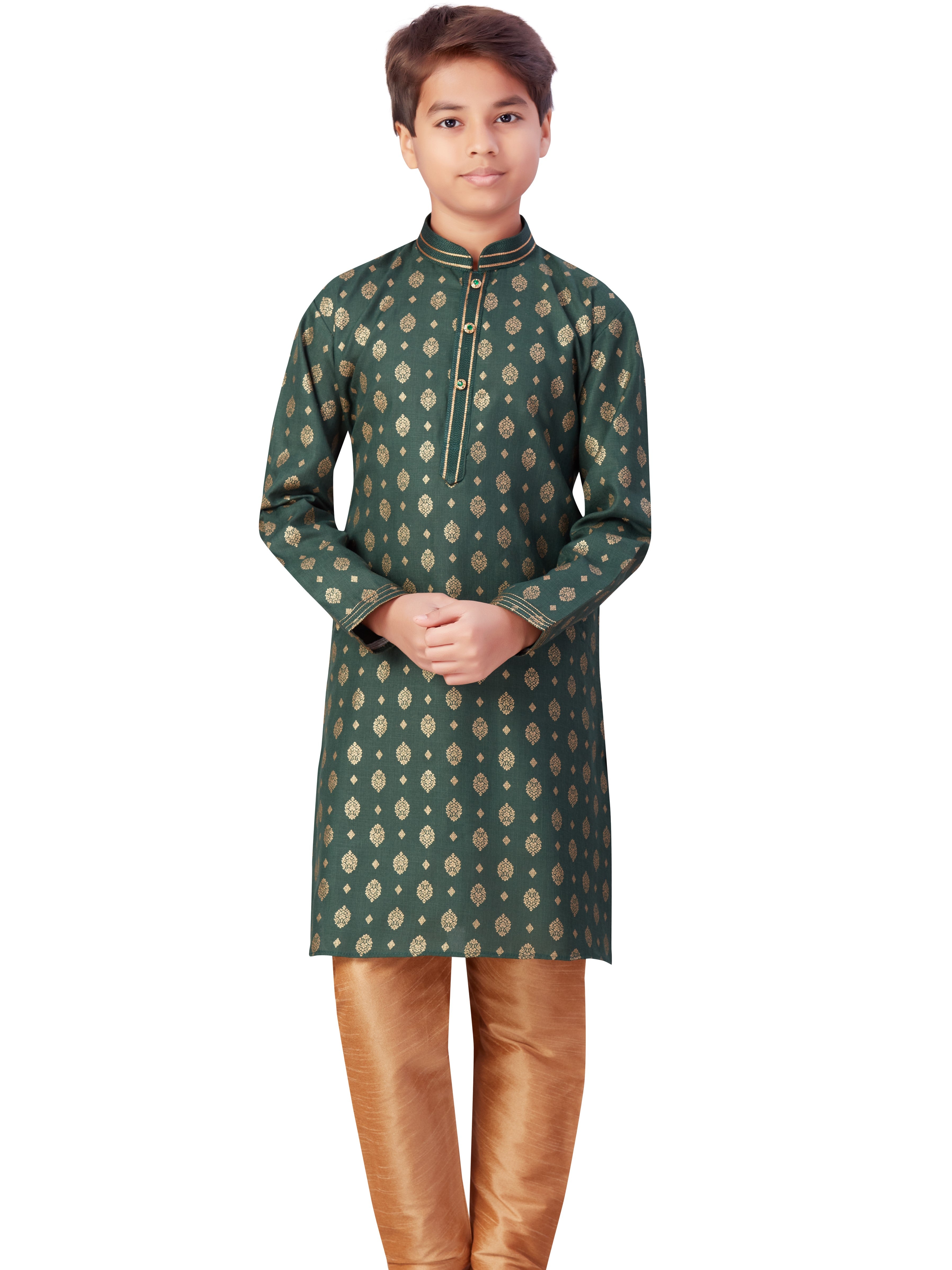 Boys Printed Kurta Payjama - Roop Darshan