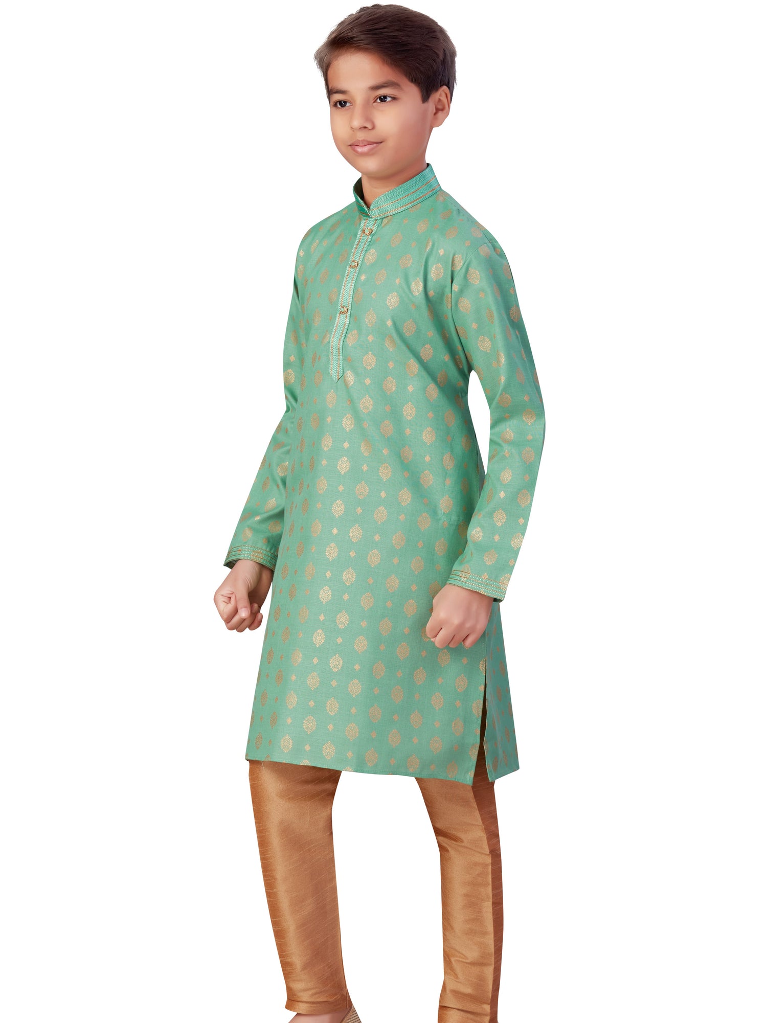 Boys Printed Kurta Payjama - Roop Darshan