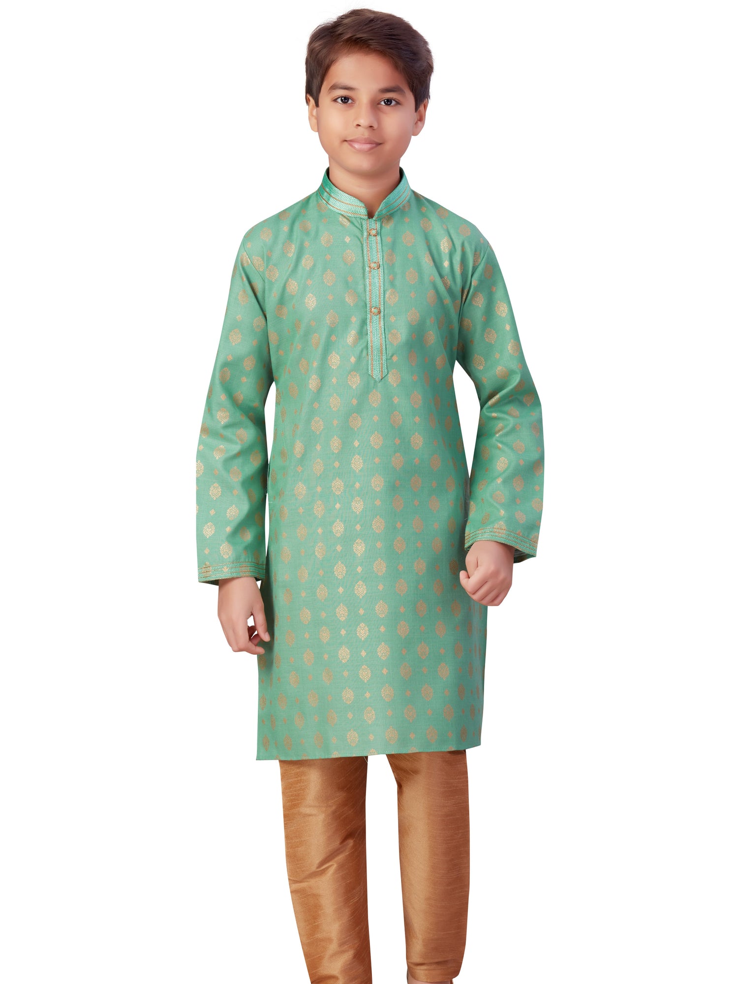Boys Printed Kurta Payjama - Roop Darshan