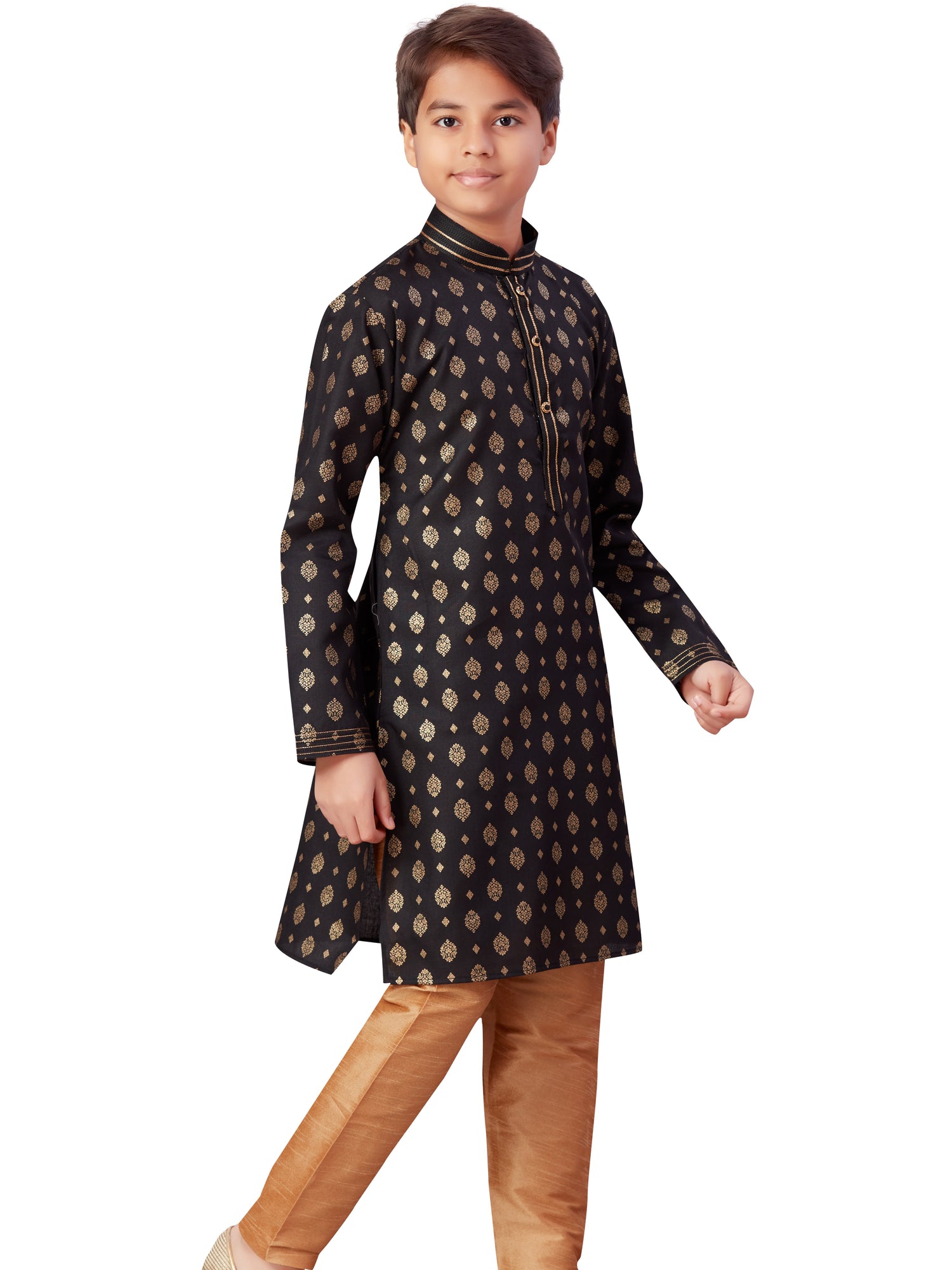 Boys Printed Kurta Payjama - Roop Darshan