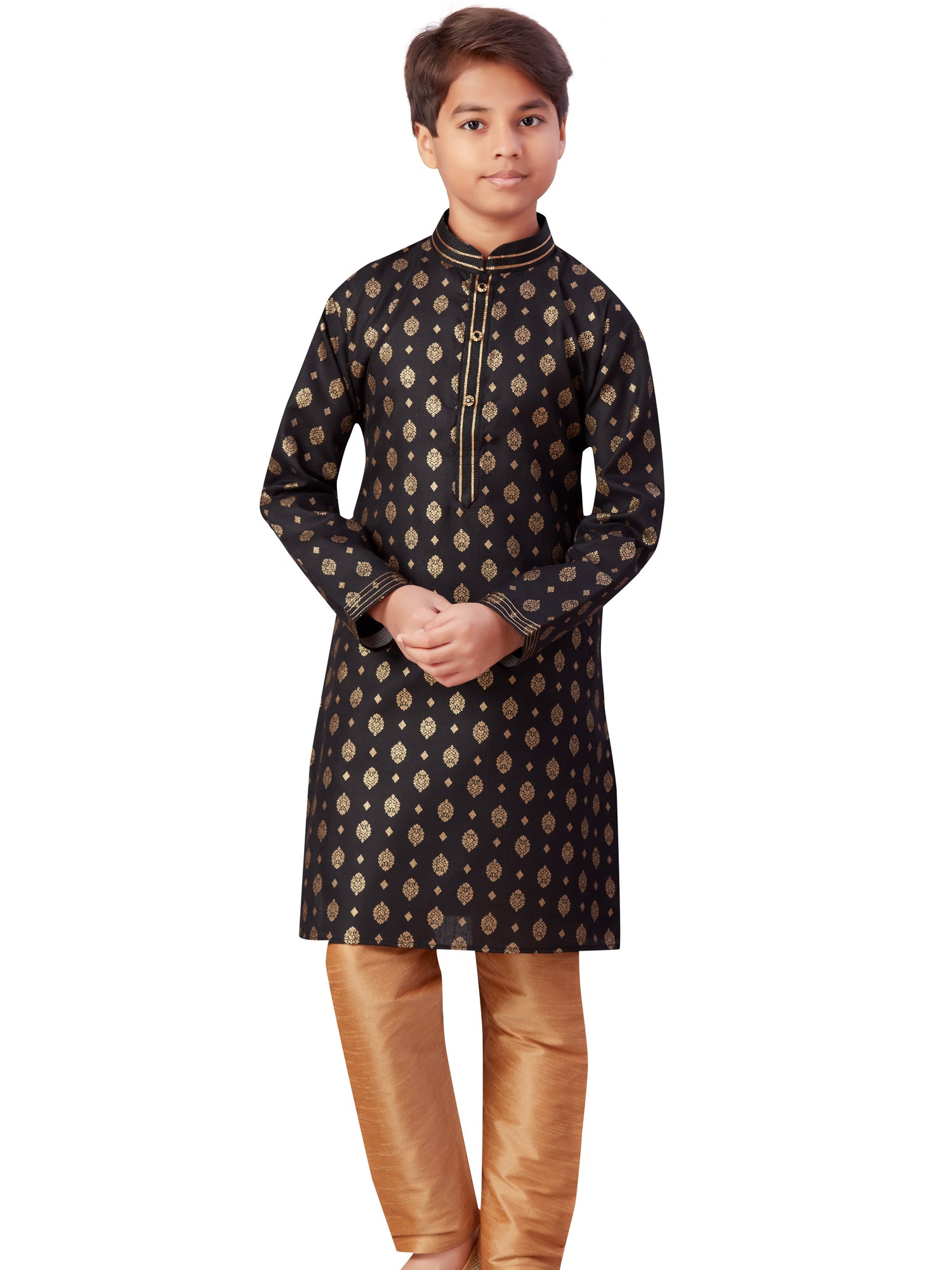 Boys Printed Kurta Payjama - Roop Darshan