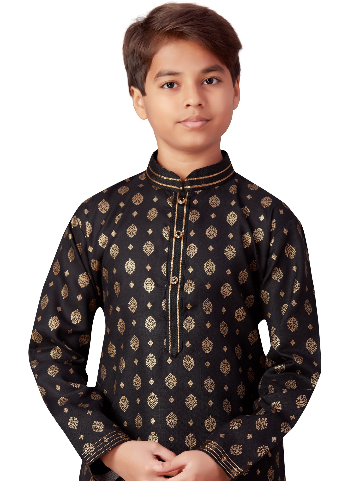 Boys Printed Kurta Payjama - Roop Darshan