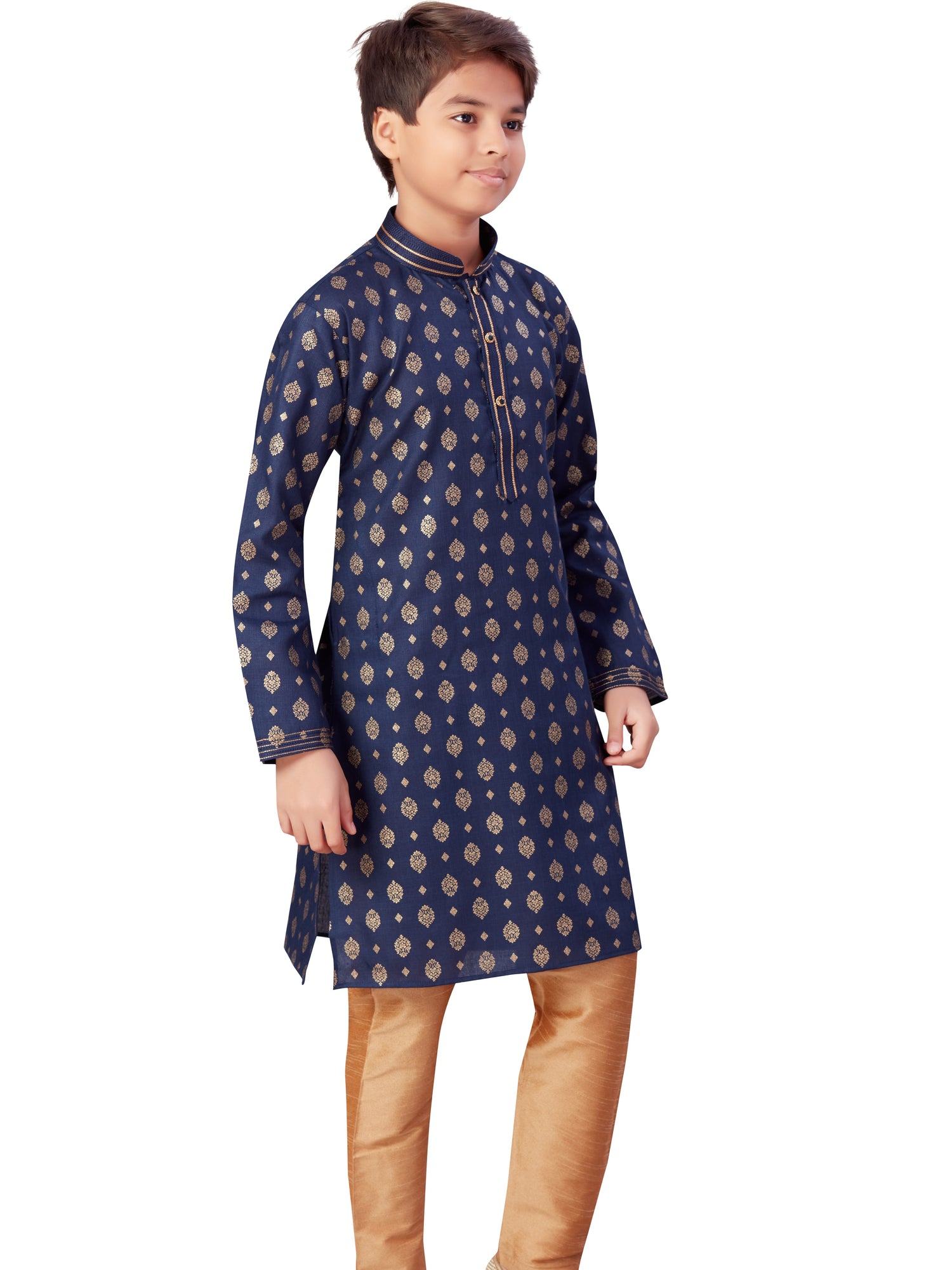 Boys Printed Kurta Payjama - Roop Darshan