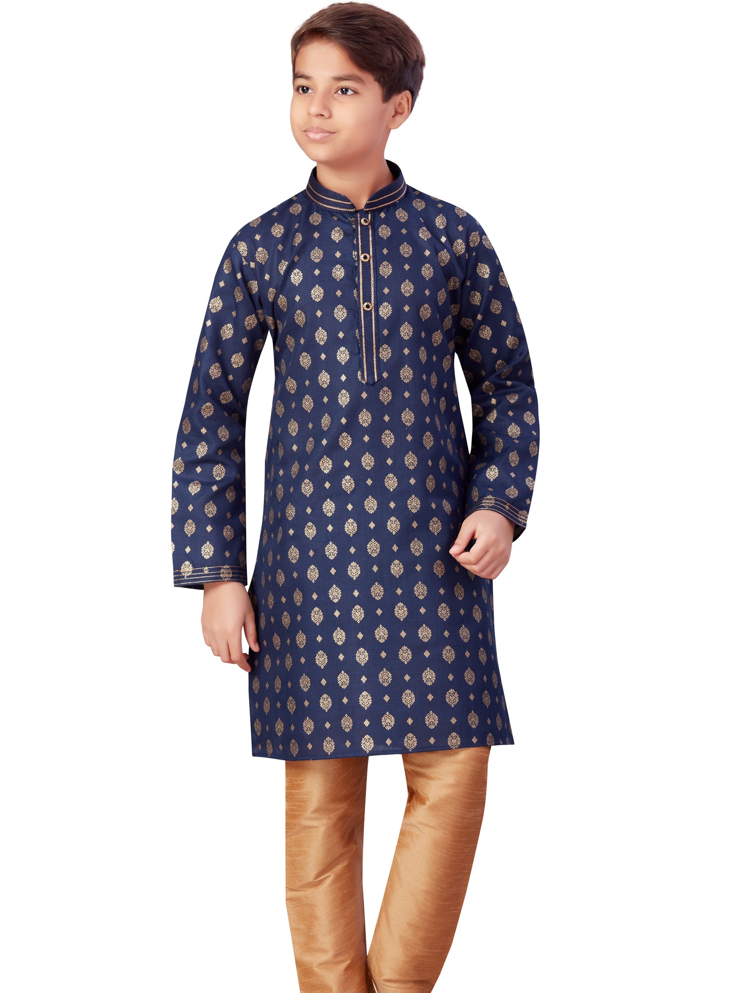 Boys Printed Kurta Payjama - Roop Darshan
