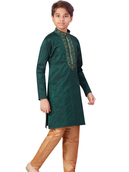 Boys Embroidered Kurta Payjama - Roop Darshan