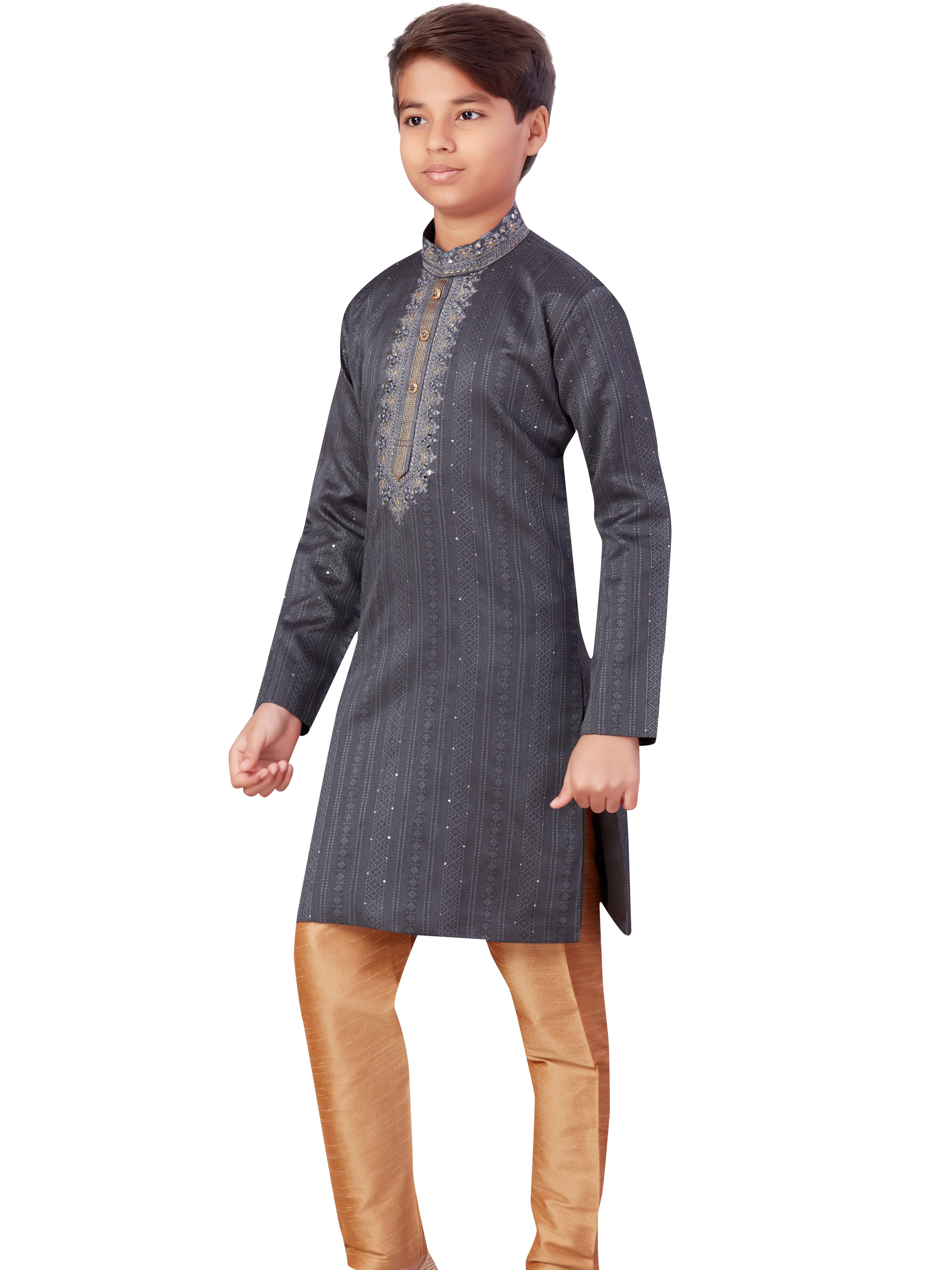 Boys Embroidered Kurta Payjama - Roop Darshan
